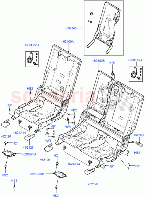 Part Diagram for Land Rover LR156807