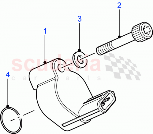 Part Diagram for Land Rover YBE100530