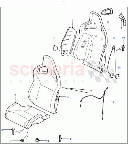 Part Diagram for Land Rover LR010120
