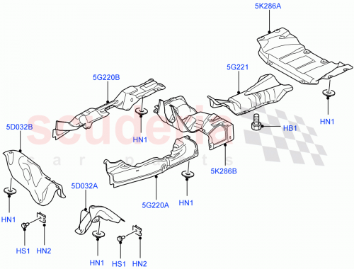 Part Diagram for Land Rover KYH000130