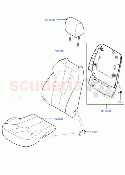 Part Diagram for Land Rover LR110583