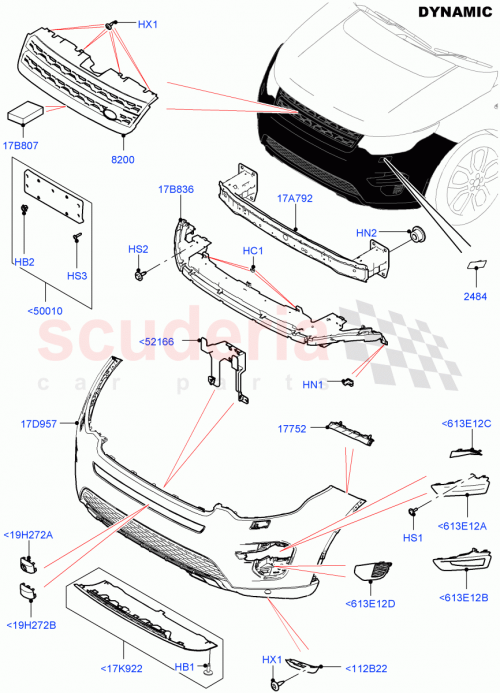 Part Diagram for Land Rover LR106002