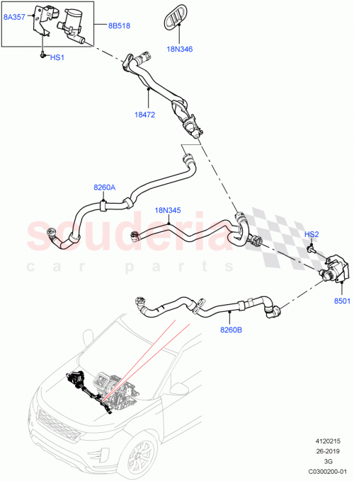Part Diagram for Land Rover LR125544