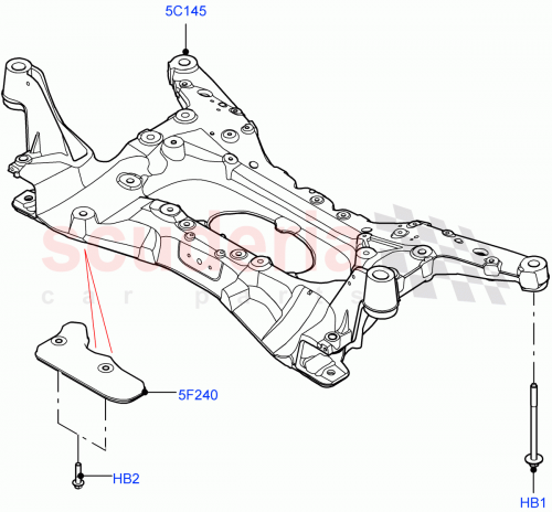 Part Diagram for Land Rover LR138774