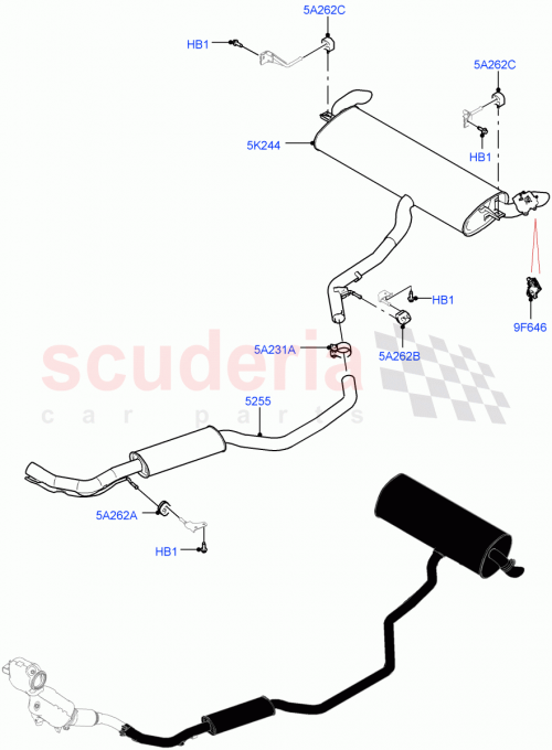 Part Diagram for Land Rover LR135599