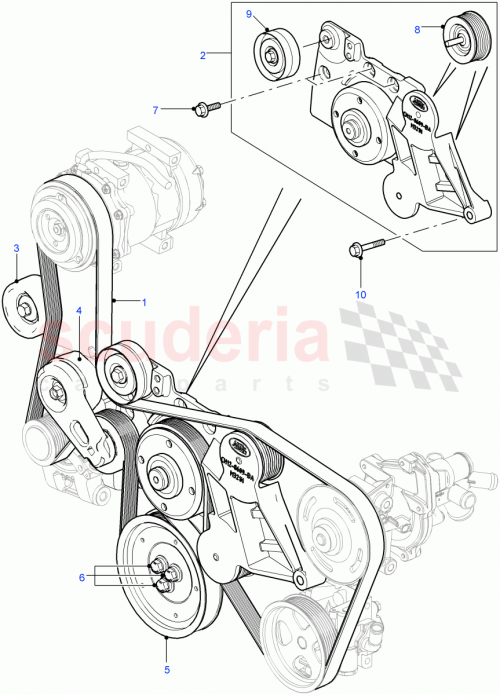 Part Diagram for Land Rover LR031360