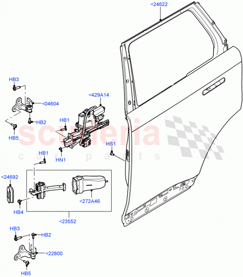 Part Diagram for Land Rover LR172385