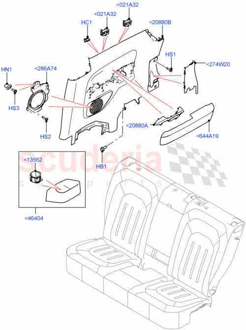 Part Diagram for Land Rover LR131426