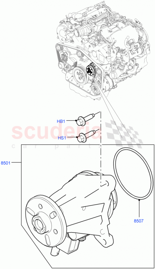 Part Diagram for Land Rover LR106170