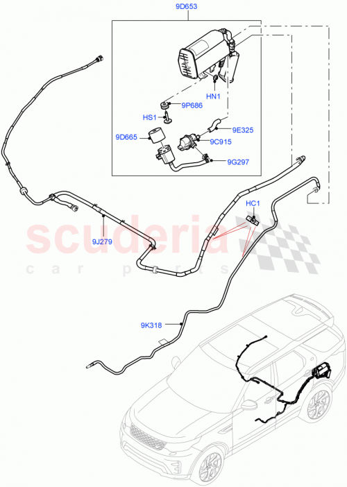 Part Diagram for Land Rover LR138423