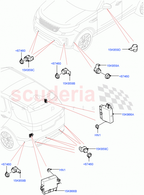 Part Diagram for Land Rover LR081451