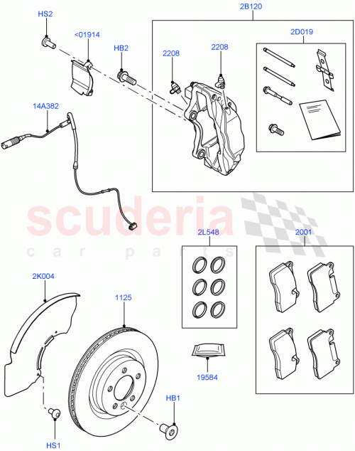 Part Diagram for Land Rover LR049115