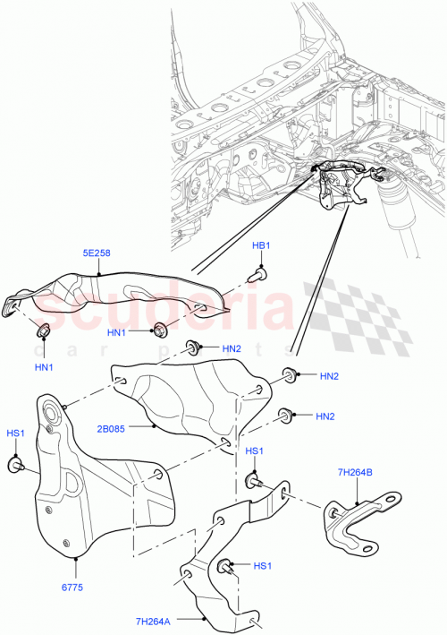 Part Diagram for Land Rover LR014102