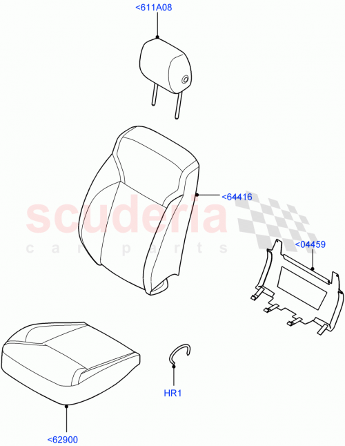 Part Diagram for Land Rover LR142693