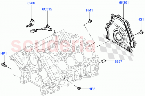 Part Diagram for Land Rover LR020691