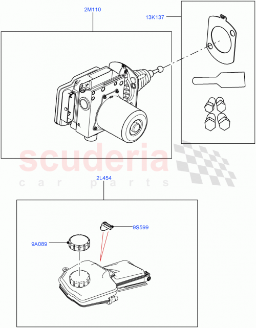 Part Diagram for Land Rover LR158902