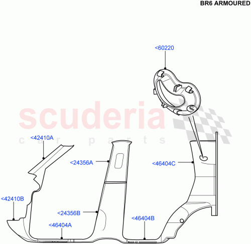 Part Diagram for Land Rover LR012401