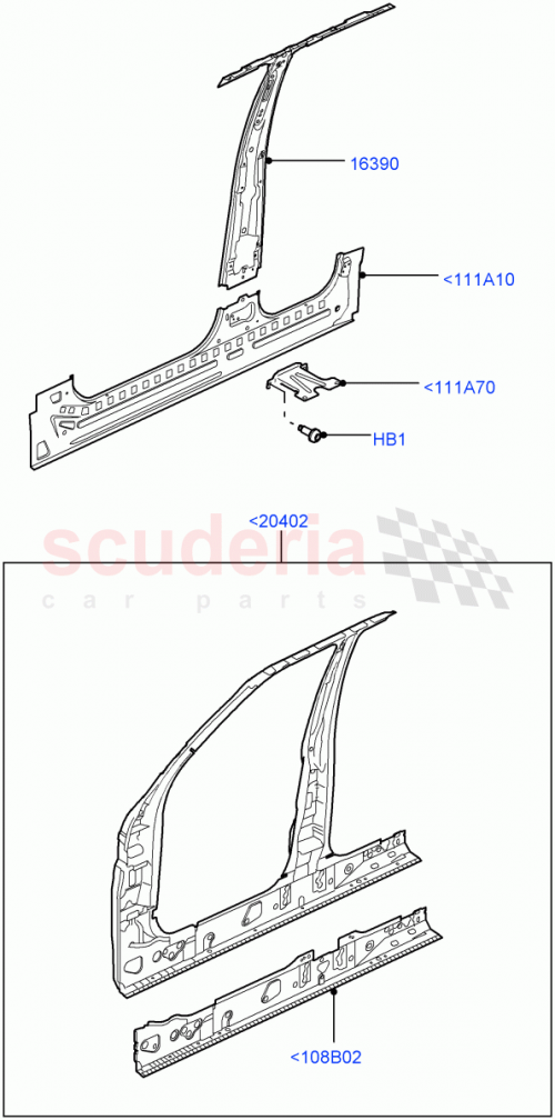 Part Diagram for Land Rover AME790330