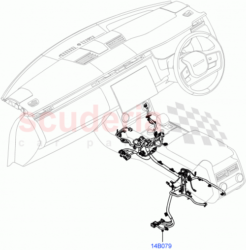 Part Diagram for Land Rover LR158614