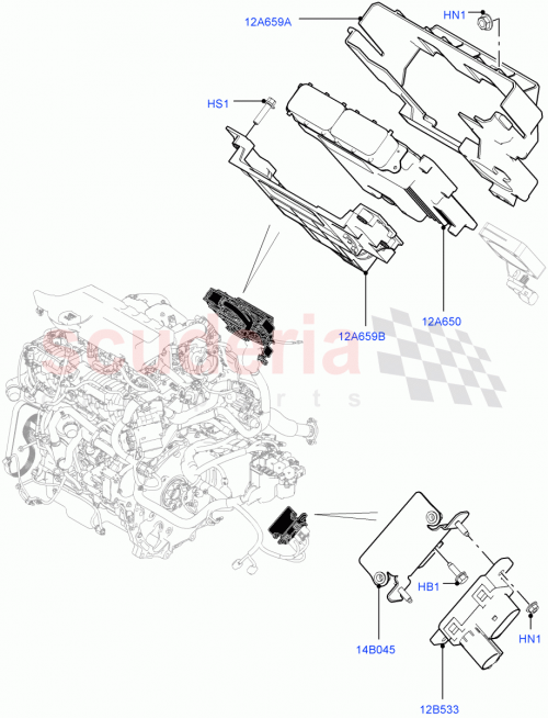 Part Diagram for Land Rover LR123454