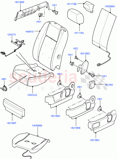 Part Diagram for Land Rover LR016501