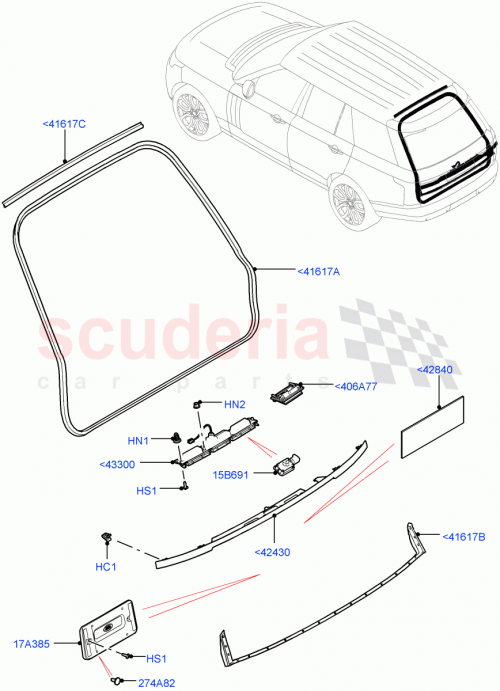 Part Diagram for Land Rover LR070495