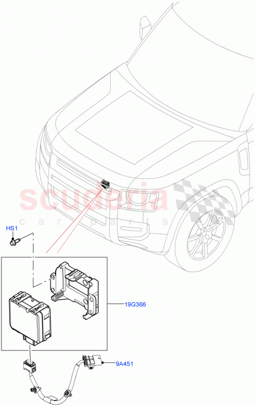 Part Diagram for Land Rover LR146847