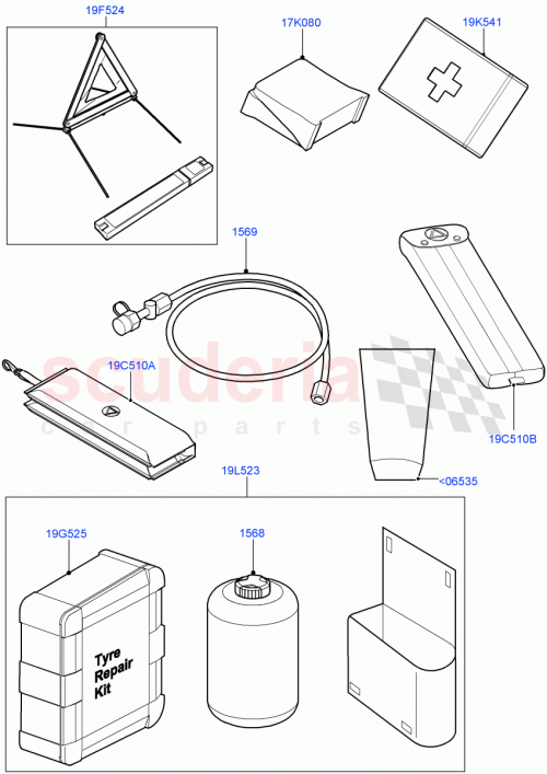 Part Diagram for Land Rover LR062680