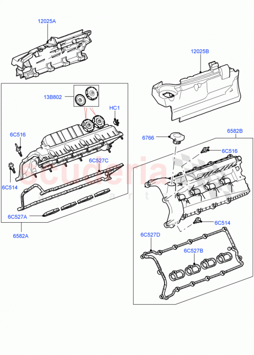 Part Diagram for Land Rover LR015293