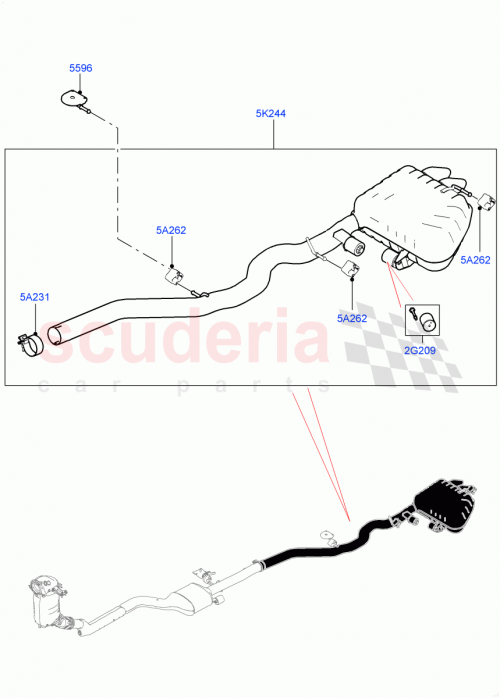 Part Diagram for Land Rover LR092844