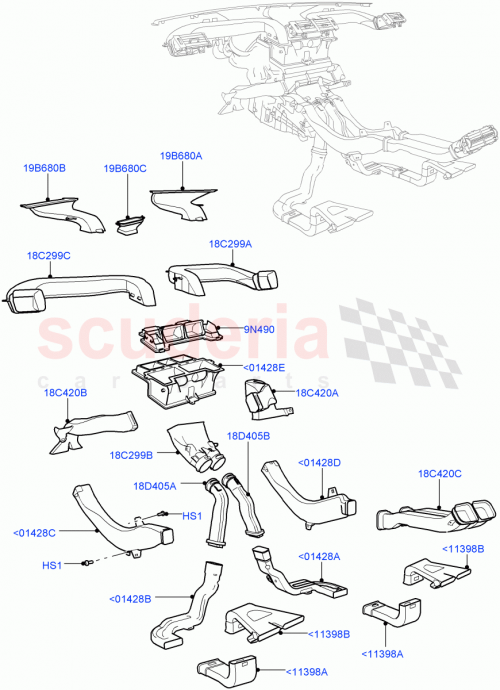 Part Diagram for Land Rover LR025075