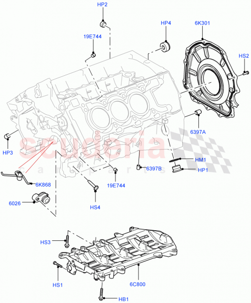 Part Diagram for Land Rover LR054791