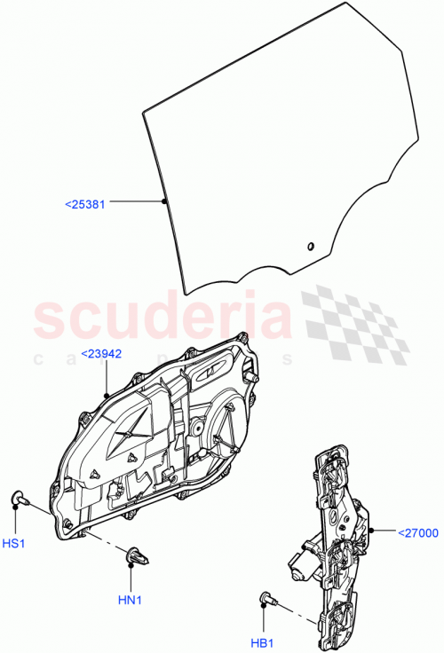 Part Diagram for Land Rover LR155736