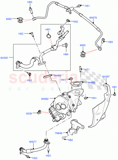Part Diagram for Land Rover LR091594