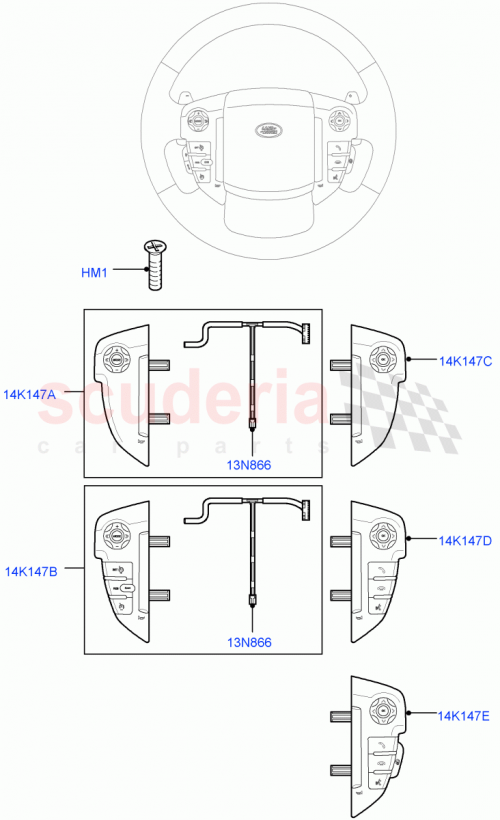 Part Diagram for Land Rover LR050751