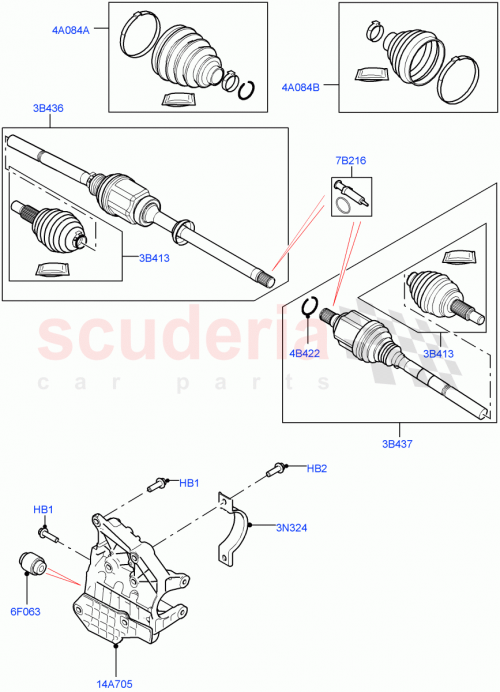 Part Diagram for Land Rover LR125497