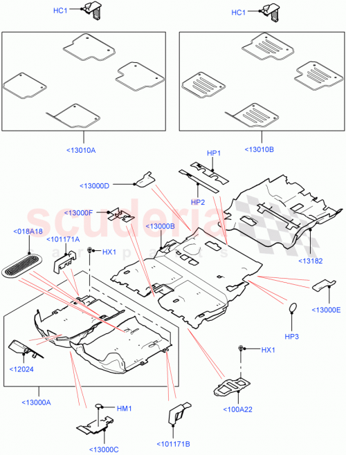 Part Diagram for Land Rover LR087321