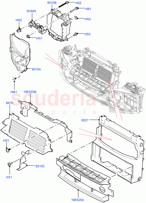 Part Diagram for Land Rover LR058170