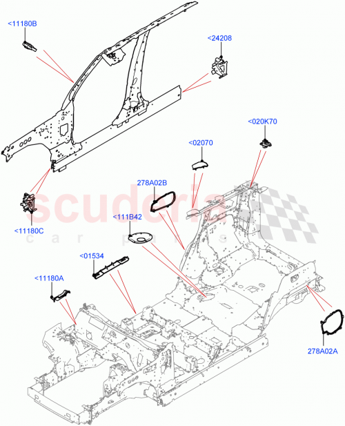 Part Diagram for Land Rover LR136797