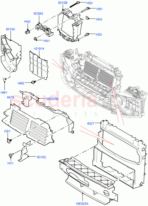 Part Diagram for Land Rover LR100427