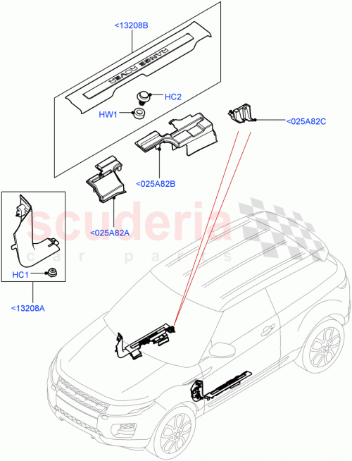 Part Diagram for Land Rover LR028915