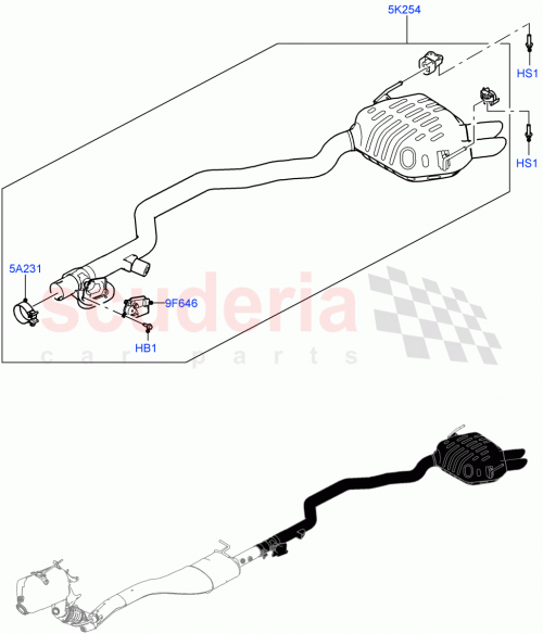 Part Diagram for Land Rover LR174721