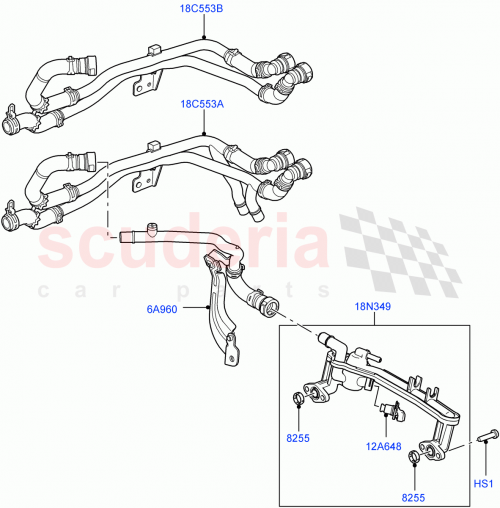 Part Diagram for Land Rover LR013670