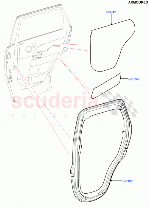 Part Diagram for Land Rover LR110399