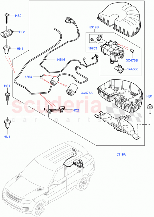 Part Diagram for Land Rover LR055953