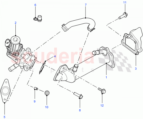 Part Diagram for Land Rover LR031503