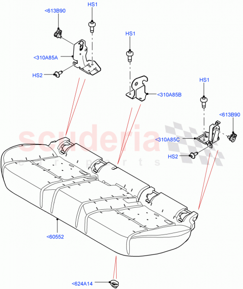 Part Diagram for Land Rover LR136845
