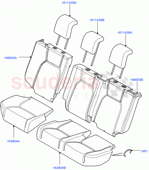 Part Diagram for Land Rover LR013309