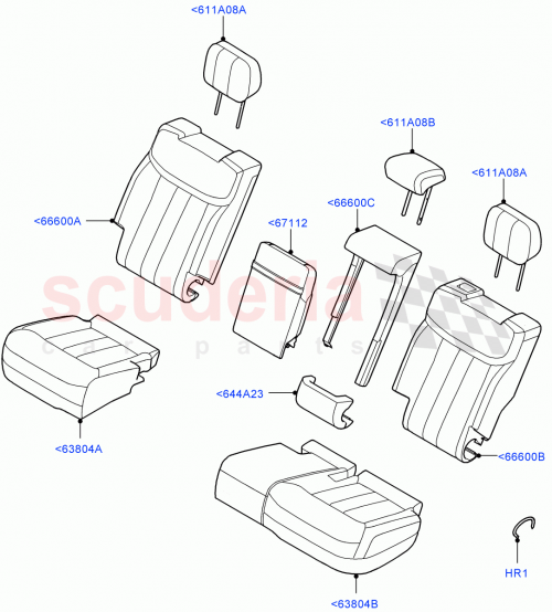 Part Diagram for Land Rover LR150408