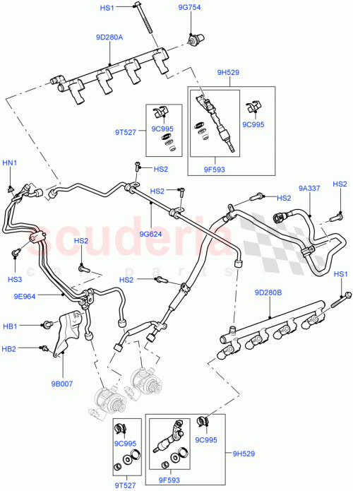 Part Diagram for Land Rover LR035127
